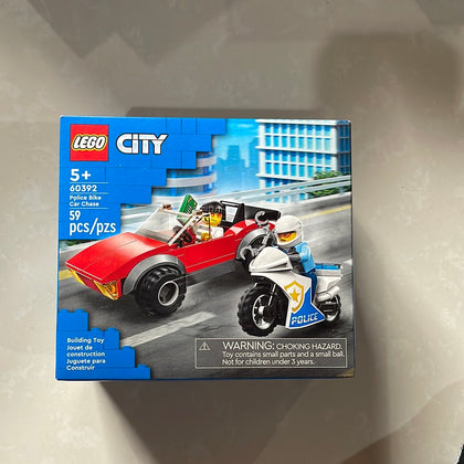 Lego City Police Bike y Car Chase 60392