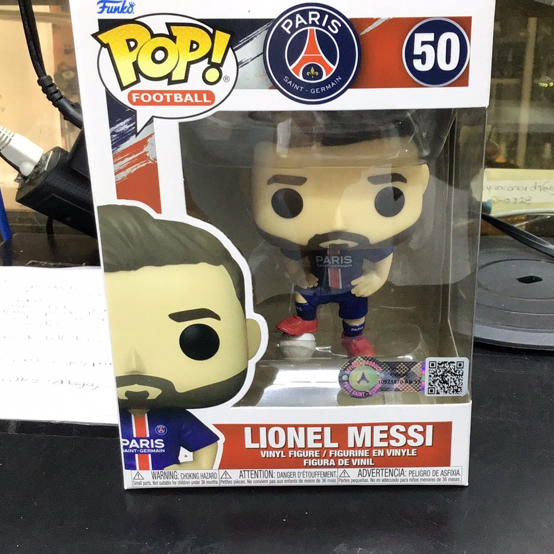 Funko POP Lionel Messi 50 Fútbol PSG