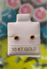 Aretes oro 10k chispas