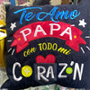 Almohadón te amo papa