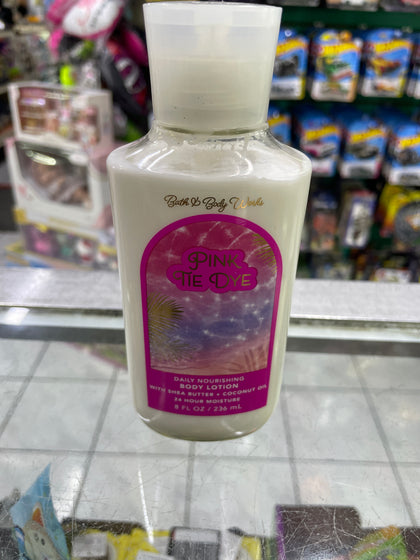 Crema bath and body works Pink Tie Dye
