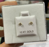 Aretes oro 10k chispas
