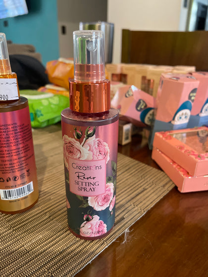 setting spray  beauty creations Rosas