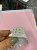 Aretes chispas doradas