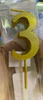 Candela número palito 3