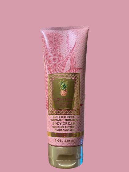 Crema Bath & Body Works. Costa Rica Pink Pineapple Sunrise