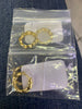 Argollas brass doradas