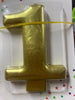 Candelashappy birthday dorado #1