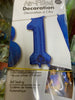 Globo número 1 azul #14