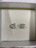 Aretes plata corazón