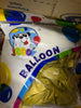 Globos látex dorado cromado