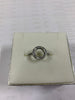 Anillo plata aro con chispas