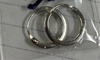 Argollas plata rodinada