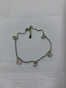 Tobillera corazones plata