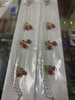 Pulsera acero con perlas blancas y cerezas