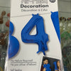 Globo número 16 #4 azul
