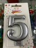 Candela número happy birthday #5