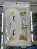 Antifaz para dormir unicornio blanco con dorado
