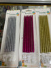 Velas palitos con escarcha