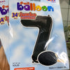 Globos 34 #7 negro