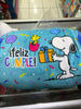 Cojín tubular Snoopy Feliz Cumple