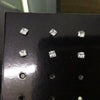 Aretes acero chispas pequeñas