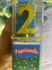 Candela número 2 papricandle