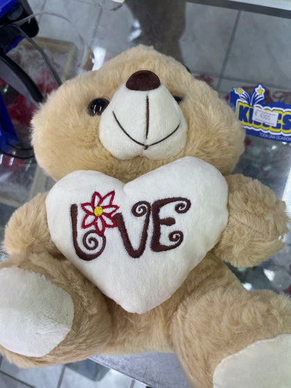 Oso de peluche pequ beige