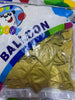 Globos dorados cromados