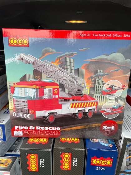 Cogo Fire y Rescue Neotown 3086