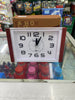Reloj despertador rectangular