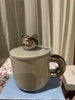 Taza con tapa de cabeza de oso