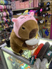Peluche Capybara disfrazado como unicornio