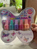 Set de esmaltes para niña mariposa