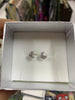 Aretes plata rodinada luna