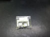 Aretes argollas acero con cruz plateados