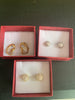 Aretes baño de oro
