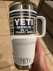 Yeti Rambler 20 oz con agarradera Blanco