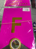 Rótulo feliz cumpleaños fucsia