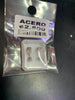 Aretes acero plateados de cajita