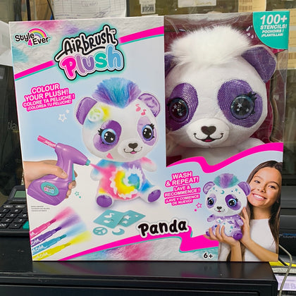 Air brush plush panda
