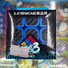 Cubo 3x3x3 Negro Carbon con colores