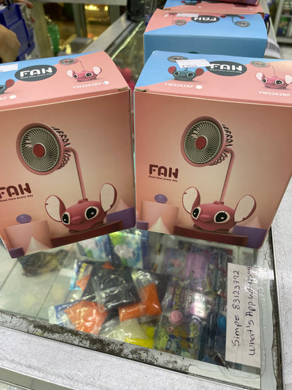 Abanico Stitch y Angel
