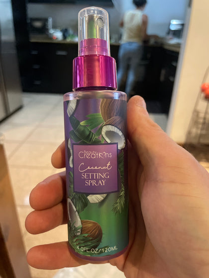 setting spray  beauty creations piña