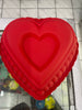 Molde Silicon en forma de corazón grande