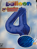 Globo número 34 azul #4