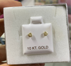 Aretes oro chispas