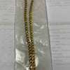 Cadena acero dorado para hombre