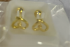 Aretes acero corazón