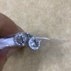 Aretes plata rodinada